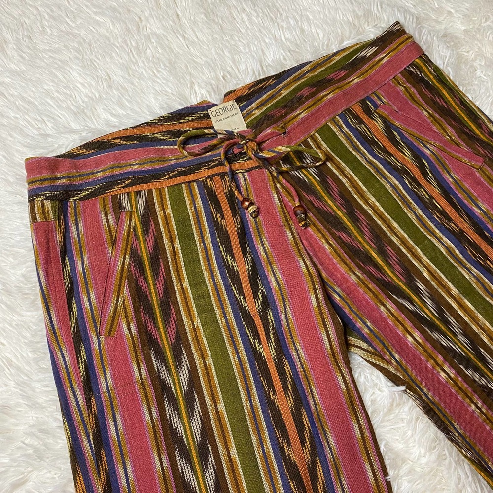 Georgie Calypso St. Barth Ikat Wide Leg Pants